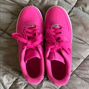 Pink Nike Air Force 1’s